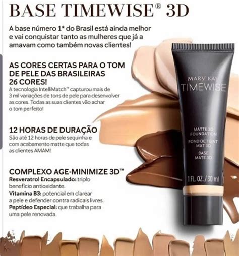 Base Timewise 3d Matte Mary Kay Envio Imediato Mercado Livre