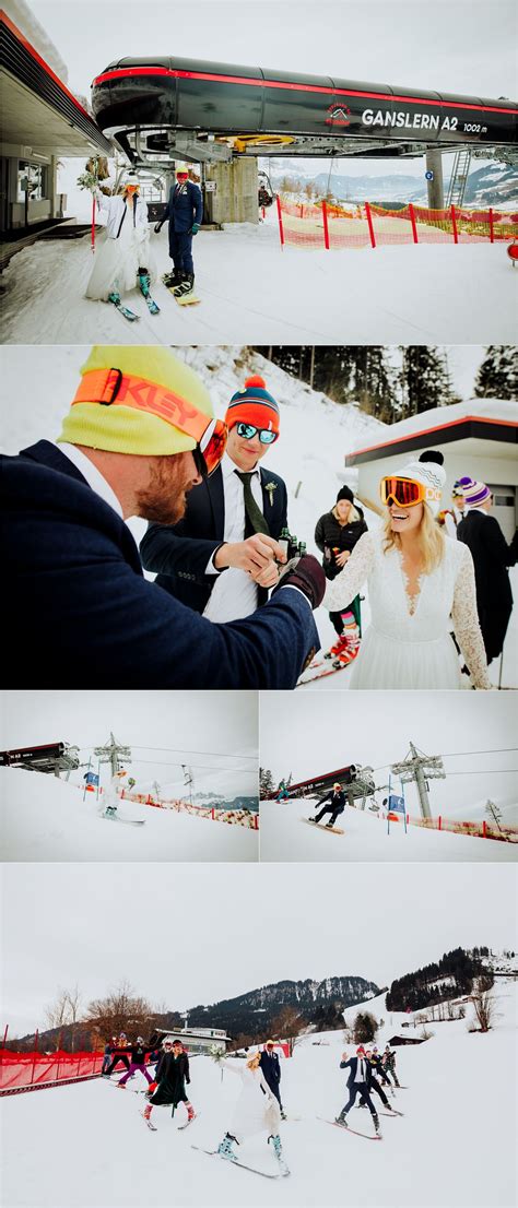 A Ski Wedding In Kitzbühel Austria Ski Wedding Fun Wedding