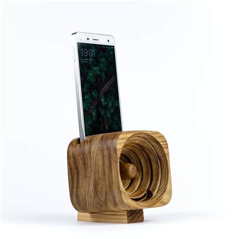 Passive Wooden Phone Speaker Amplifier For Iphone Wood Phone Etsy