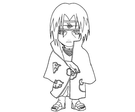 Itachi Uchiha 14 Coloring Crafty Teenager