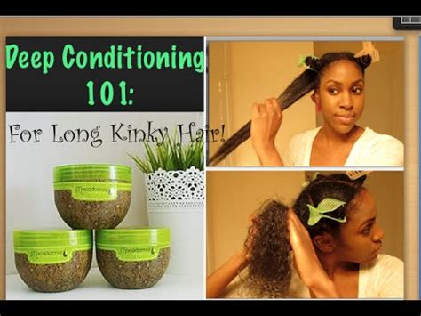 Discover the best deep hair conditioners in best sellers. NATURAL HAIR| Deep Conditioning Long KINKY-CURLY Hair ...