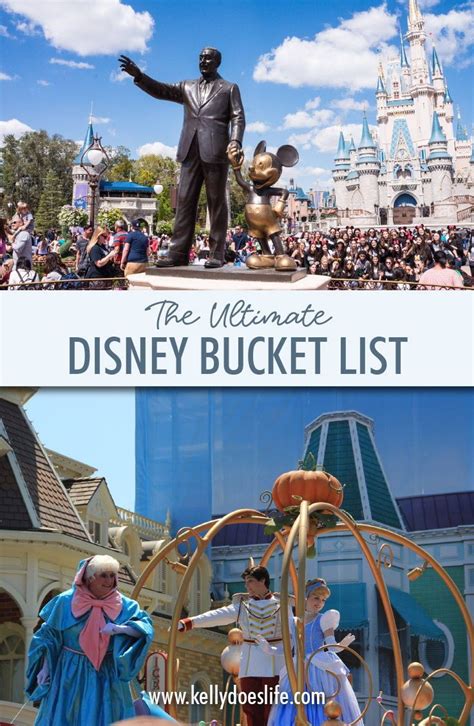 The Ultimate Disney Bucket List From Walt Disney World Disneyland