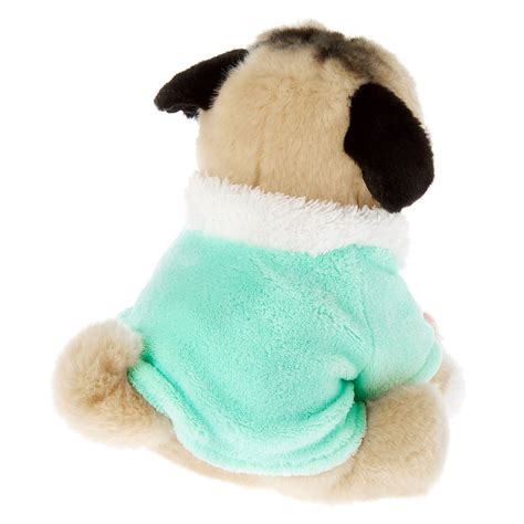 Doug The Pug Medium Sleepytime Plush Toy Mint Claires Us