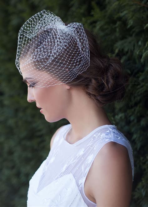Abbey Bridal Blusher Veil Tania Maras Bespoke Wedding Headpieces