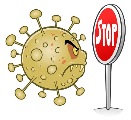 Los virus están constituidos por genes que contienen ácidos nucleicos que forman moléculas largas de adn o arn, rodeadas de proteínas. Stop Virus Stock Illustration - Download Image Now - iStock