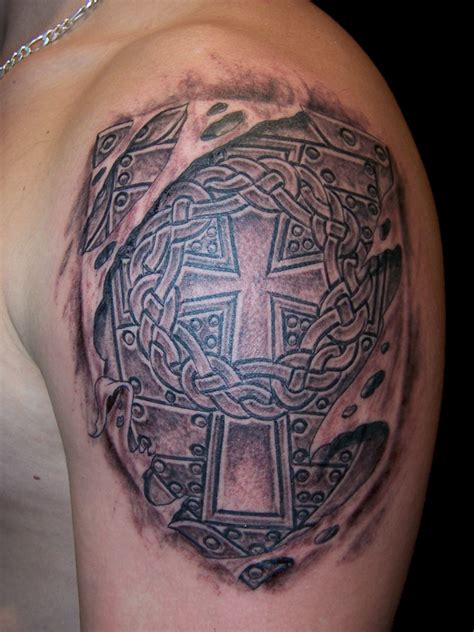 Description:as a warrior, you'll need a sword and shield are look just as tough as you do. Celtic Sword Tattoos Photo Gallery | Tuts.