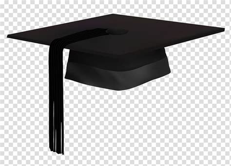 Black Mortar Board Illustration Doctorate Doctoral Hat Graduation Cap