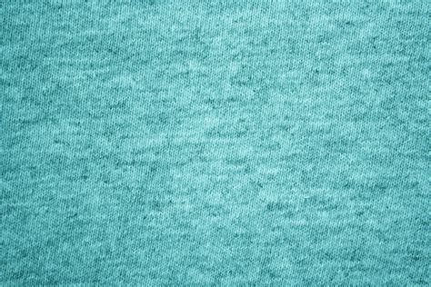 Teal Heather Knit T Shirt Fabric Texture Picture Free Photograph