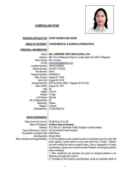 Curriculum vitae for nurses free professional resume templates. Registered Nurse Curriculum Vitae Template | Universal Network