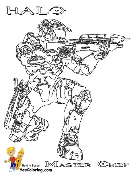 Fearless Xbox Halo 3 Coloring Sheets | Halo 3 | Free