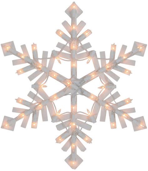 Northlight Lighted Snowflake Christmas Window Silhouette 155