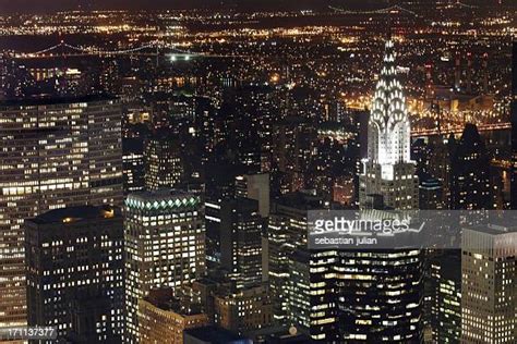 Chrysler Building At Night Photos And Premium High Res Pictures Getty