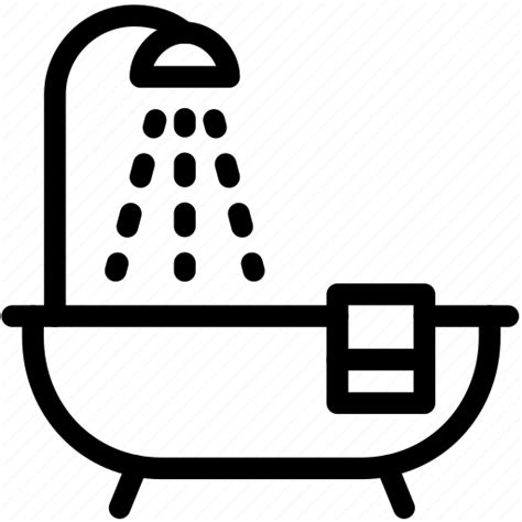 Bathtub Shower Icon