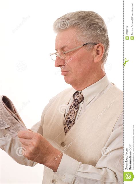 Businessman Read The Newspaper Stock Photo Image Of Businessman