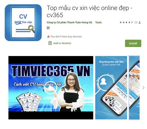 Hướng Dẫn Cách Tạo Cv Xin Việc Trên điện Thoại Nhanh Hiệu Quả Thành