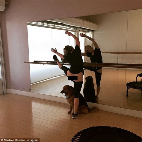 chelsea handler exposes her bare bottom for photo on her instagram daily mail online