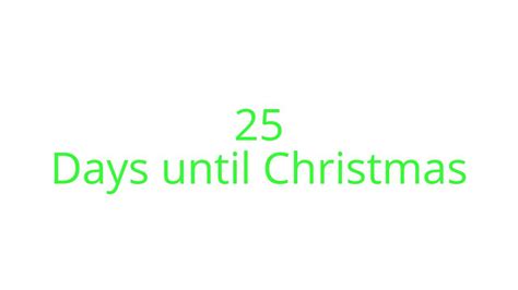 25 Days Until Christmas Youtube