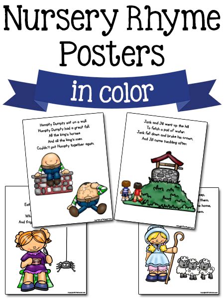 Nursery Rhyme Printables - PreKinders