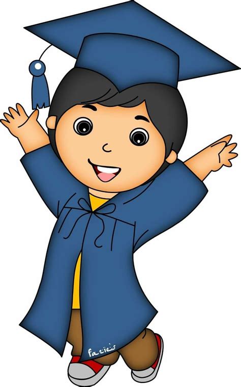 Pin De Yoneida Colmenares En Graduation Clip Arts Niños Graduados