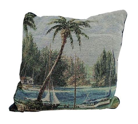 Island Cove Tropical Tapestry Throw Pillow Bring The Islands Home