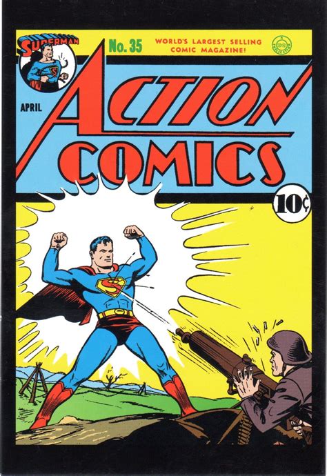 Early Issue Of Action Comics Superman Action Comics Comics Comic Covers