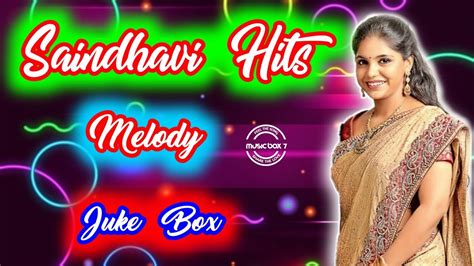 Saindhavi Hits Vol 1 Melody Tamil Songs Juke Box Music Box 7 Youtube
