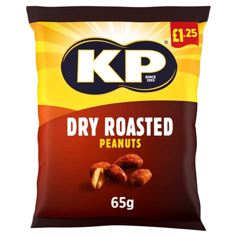 Kp Dry Roasted Peanuts 65g £125 Pmp Bb Foodservice