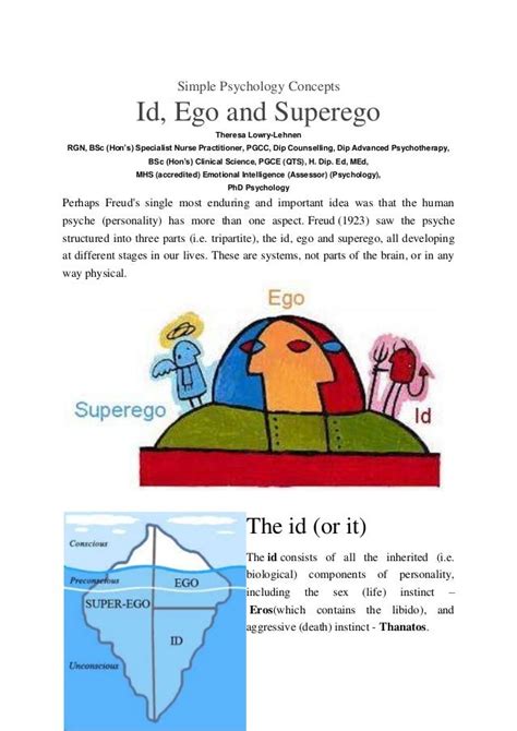 Id Ego Superego Examples