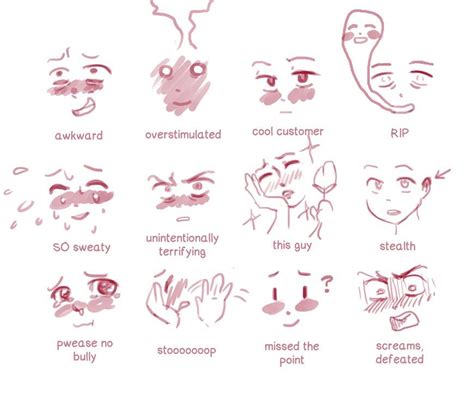 Pin By Sora On Base Drawing Face Expressions Drawing Expressions