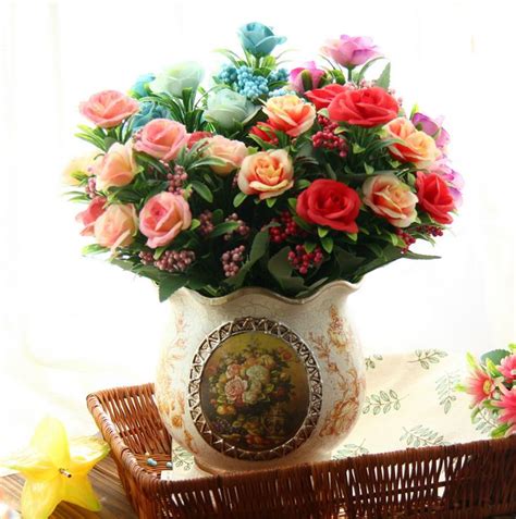 The top countries of suppliers are india, china, and south korea, from which the percentage of. 2017 New Free shipping 6 branches silk rose flower bouquet ...