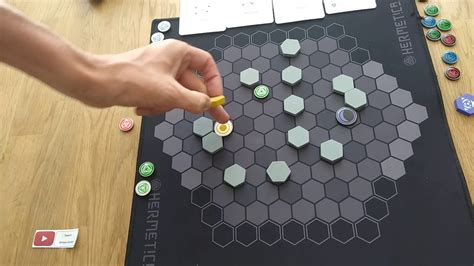 Hermetica Abstract Strategy Two Player Board Game How To Setup Play