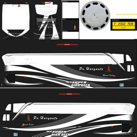 Ultra high decker update v3. Sticker Bussid High Deck : Livery Png Free Livery Png ...