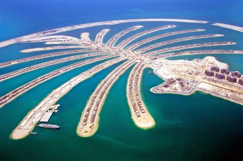 Dubais Artificial Palm Shaped Isle Takes Root