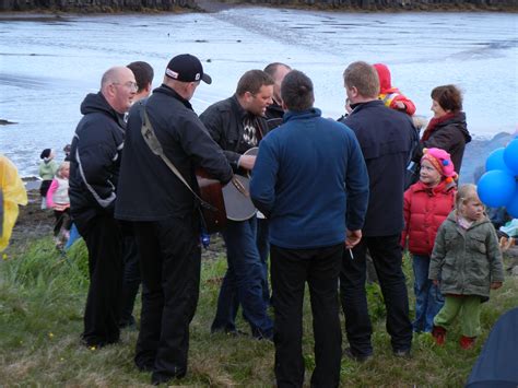 Icelandic People Playing Music At A Solstice Festival