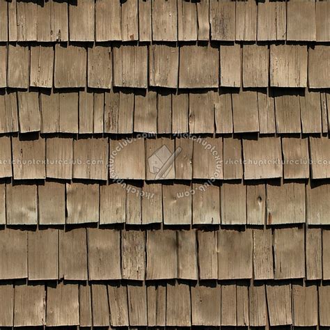 Seamless Wood Roof Texture