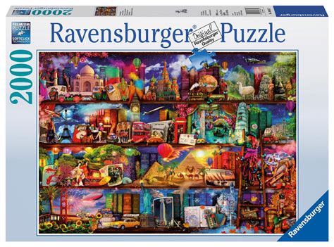 Ravensburger Travel Shelves Jigsaw Puzzle 2000 Pieces Pdk