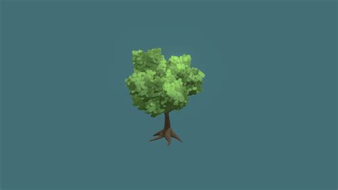 Ghibli Tree 3d Model By Mihaiz B7b12e9 Sketchfab