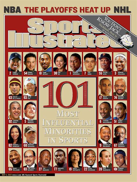 101 Most Influential Minorities In Sports Sports Illustrated Cover By