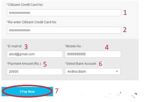 Making card payment is as simple as 123! CitiBank Online Credit Card Payment - www.statusin.in