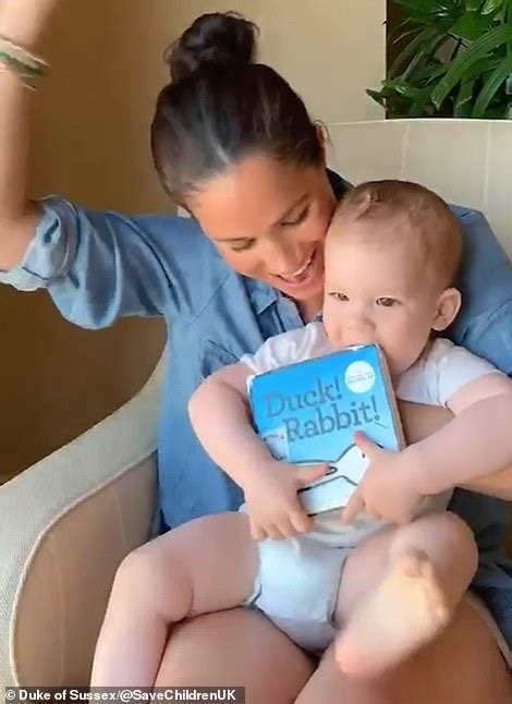 The video shows the duchess reading her son a book called duck, rabbit!, which is one of his favorites! Meghan Markle and Prince Harry share birthday video of ...