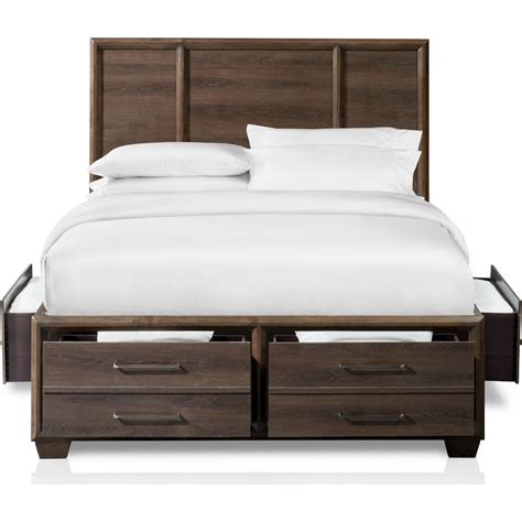 Dakota Panel Storage Bed Value City Furniture