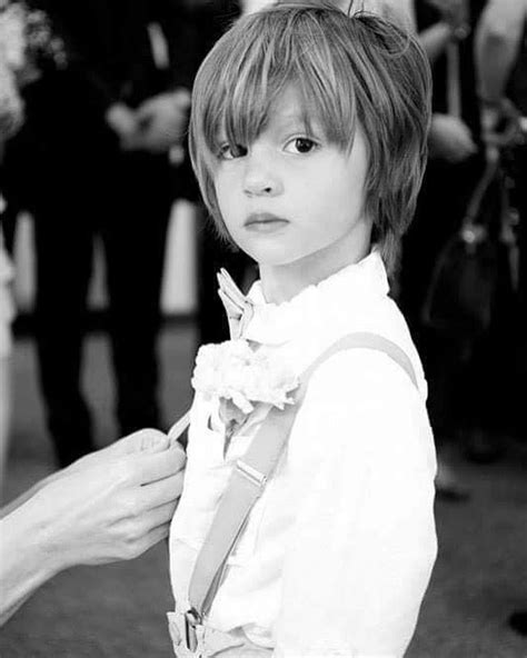 This is one of the popular cool toddler boy haircuts, where the hair on the top is cut short and spiked, using a gel. Toddler boy with long hair | Boys haircuts, Boys long ...