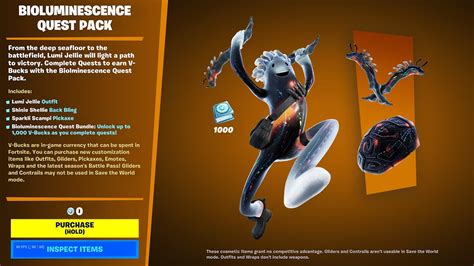 Bioluminescence Quest Pack In Fortnite Itemshop Preview Lumi Jellie