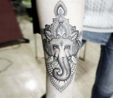 Ganesh Elephant Tattoo