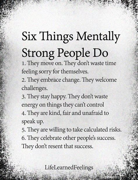 Six Things Mentally Strong People Do Pictures Photos And Images For