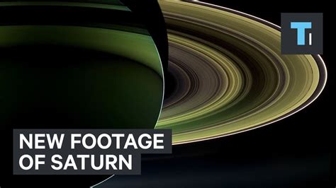 Nasa Video Of Saturn With Stunning Real Images From Cassini Youtube
