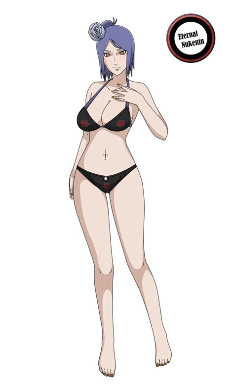 naruto shippuden konan bikini 2 by eternalnukenin on deviantart