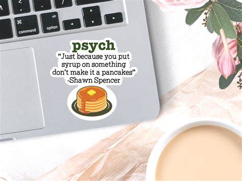 Psych Tv Show Sticker Psych Stickers Psych Ts Etsy