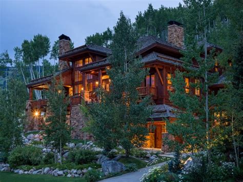 Estate Of The Day 109 Million Luxury Log Home In Beaver Creek