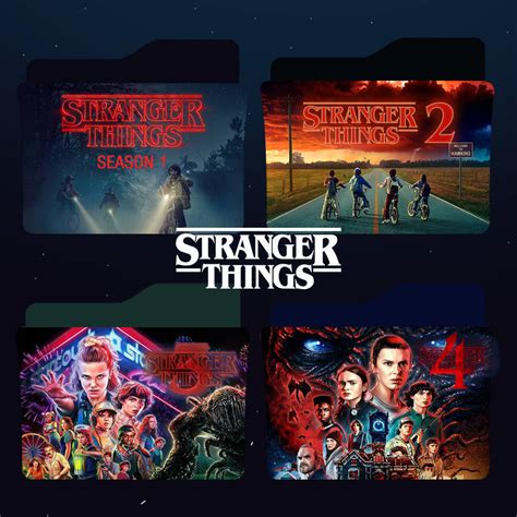 Stranger Things Folder Icons By A51214 On Deviantart